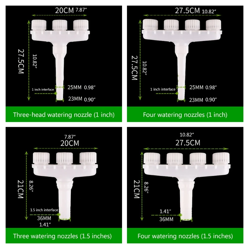 C9GA 3/4 Heads Agriculture Atomizer Nozzles Garden Lawn Watering Sprinklers Irrigation Shower Atomization Adjustable Sprayer
C9GA 3/4 Heads Agriculture Atomizer Nozzles Garden Lawn Watering Sprinklers Irrigation Shower Atomization Adjustable Sprayer
