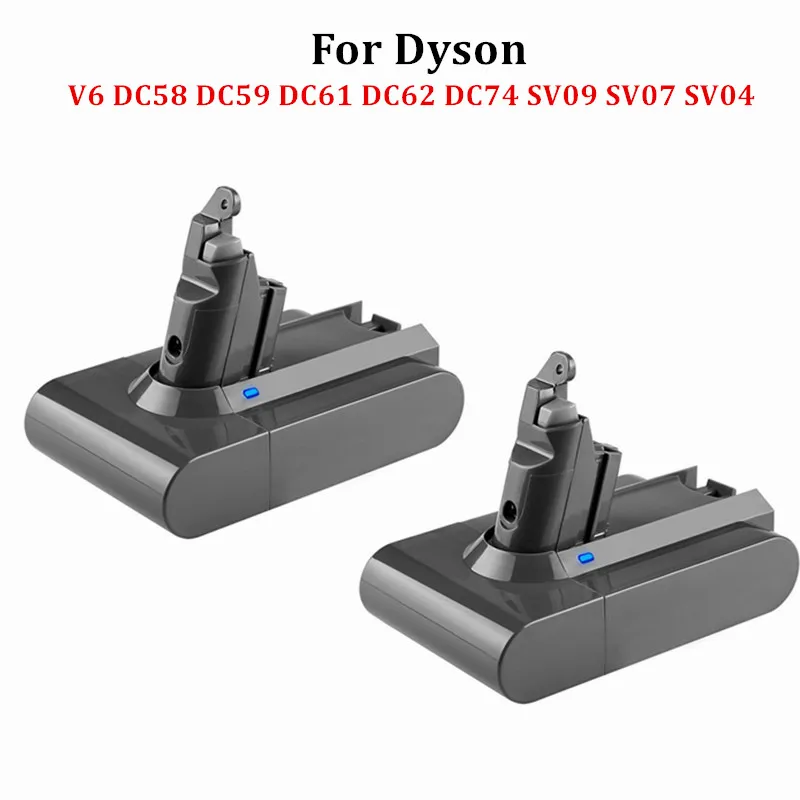 21.6V 6000mAh Replacement Battery for Dyson Li-ion Vacuum Cleaner SV09 SV07 SV03 DC58 DC61 DC62 DC74 V6 965874-02 Animal Battery
21.6V 6000mAh Replacement Battery for Dyson Li-ion Vacuum Cleaner SV09 SV07 SV03 DC58 DC61 DC62 DC74 V6 965874-02 Animal Battery