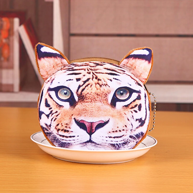 Animal Tiger Face Zipper Case Coin Purse Wallet Makeup Buggy Bag Pouch 
Animal Tiger Face Zipper Case Coin Purse Wallet Makeup Buggy Bag Pouch