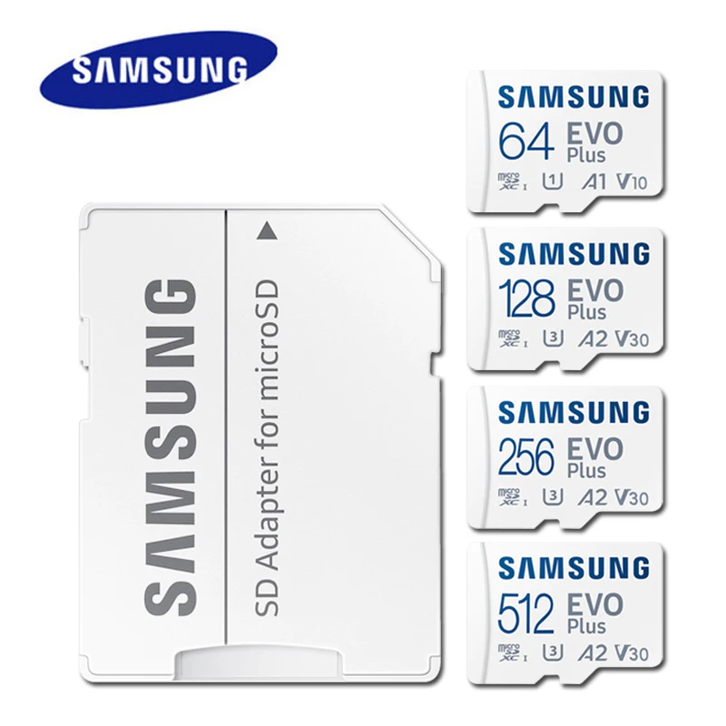 SAMSUNG Memory Card 64GB/128GB 256GB 512GB Micro SD Card A1 V10 U1/A2 V30 U3 TF Card Class 10 Read Max 130MB/s Flash Micro Card
SAMSUNG Memory Card 64GB/128GB 256GB 512GB Micro SD Card A1 V10 U1/A2 V30 U3 TF Card Class 10 Read Max 130MB/s Flash Micro Card