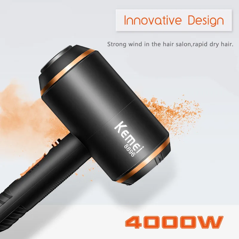 Professional Hair Dryer 4000 Wind Power Powerful Electric Blow Dryer Hot/cold Air Hairdryer Barber Salon Tools 210-240V D40
Professional Hair Dryer 4000 Wind Power Powerful Electric Blow Dryer Hot/cold Air Hairdryer Barber Salon Tools 210-240V D40