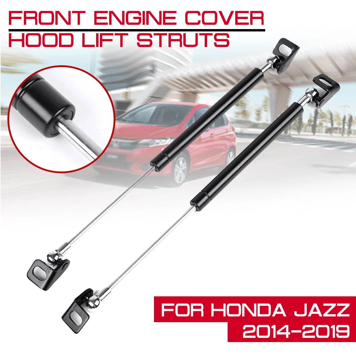 

For Honda For Jazz 2014 2015 2016-2019 Front Engine Cover Hood Shock Lift Struts Bar Support Arm Rod Hydraulic Gas Spring