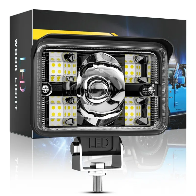 2Pcs New Square Convex Lens Automobile LED Spotlight Strong Light 12v 24 V Cargo Lamp Fog Lamp Off Road Vehicle Work Light
2Pcs New Square Convex Lens Automobile LED Spotlight Strong Light 12v 24 V Cargo Lamp Fog Lamp Off Road Vehicle Work Light