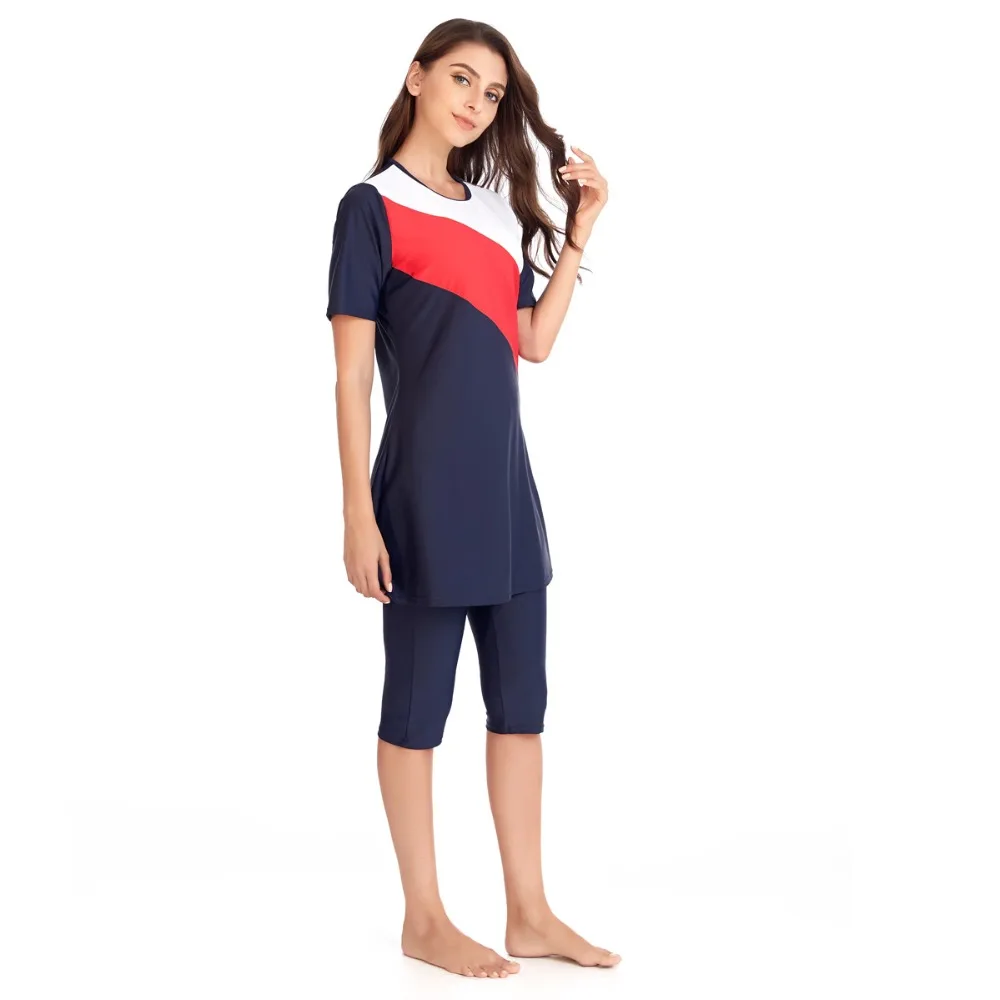 2021 Sport Swimwear Women Muslim Swimsuit Plus Size Islamic Burkinis With Swim Hat Ladies Short Sleeve Print Modest Hijab
2021 Sport Swimwear Women Muslim Swimsuit Plus Size Islamic Burkinis With Swim Hat Ladies Short Sleeve Print Modest Hijab