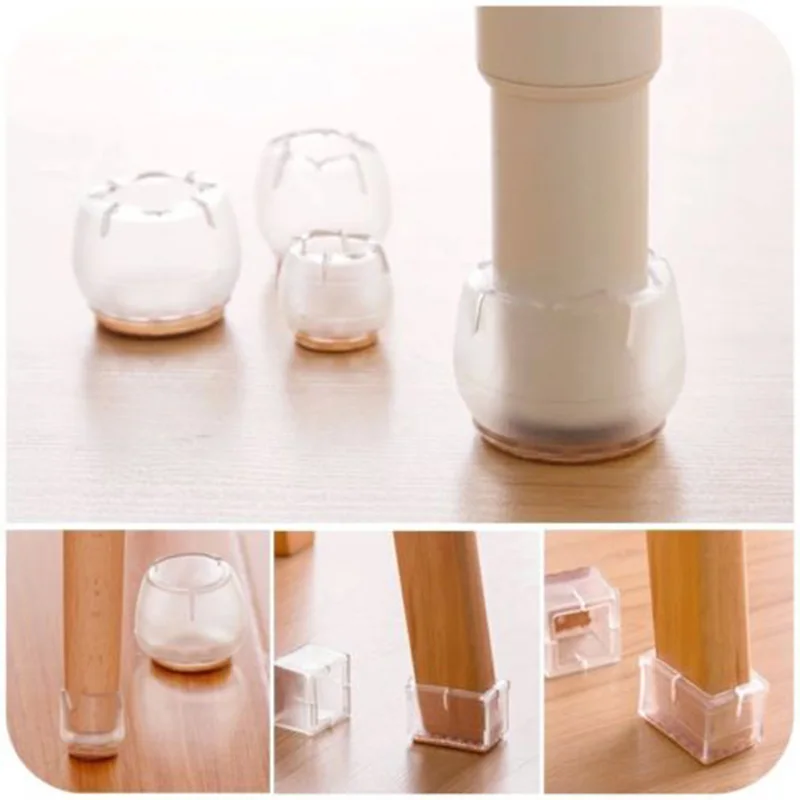 New 16Pcs Silicone Chair LegCap Pad Furniture Table Feet Cover Floor Protector Household Durable And Reliable Home Decoration
New 16Pcs Silicone Chair LegCap Pad Furniture Table Feet Cover Floor Protector Household Durable And Reliable Home Decoration