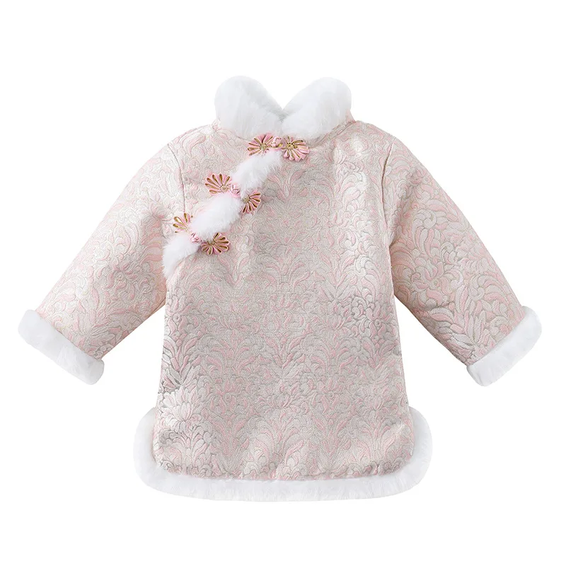 Girls' Tang Costumes Little Fairy Year Clothes Winter Chinese Style Han Costume Thickened Clothes Baby New Year Dress
Girls' Tang Costumes Little Fairy Year Clothes Winter Chinese Style Han Costume Thickened Clothes Baby New Year Dress