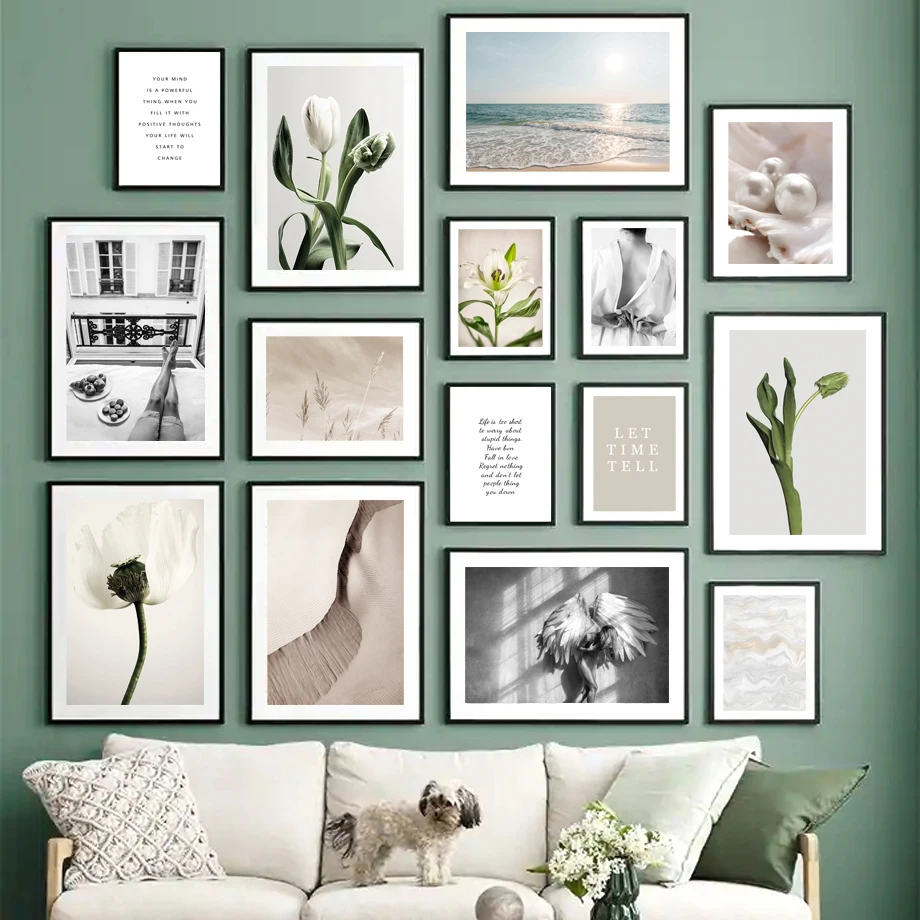 White Poppy Flower Lady Beach Pearl Sand Wall Art Canvas Painting Nordic Posters And Prints Wall Pictures For Living Room Decor
White Poppy Flower Lady Beach Pearl Sand Wall Art Canvas Painting Nordic Posters And Prints Wall Pictures For Living Room Decor