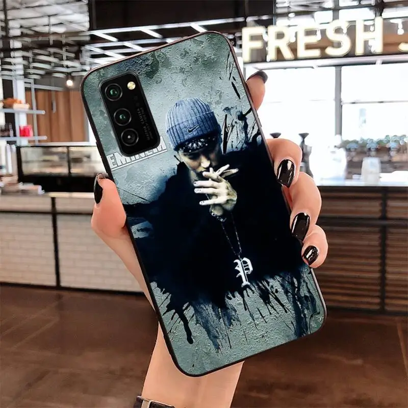 Мягкий силиконовый чехол для телефона CUTEWANAN Rapper Eminem из ТПУ Samsung S20 plus Ultra S6 S7 edge S8 S9