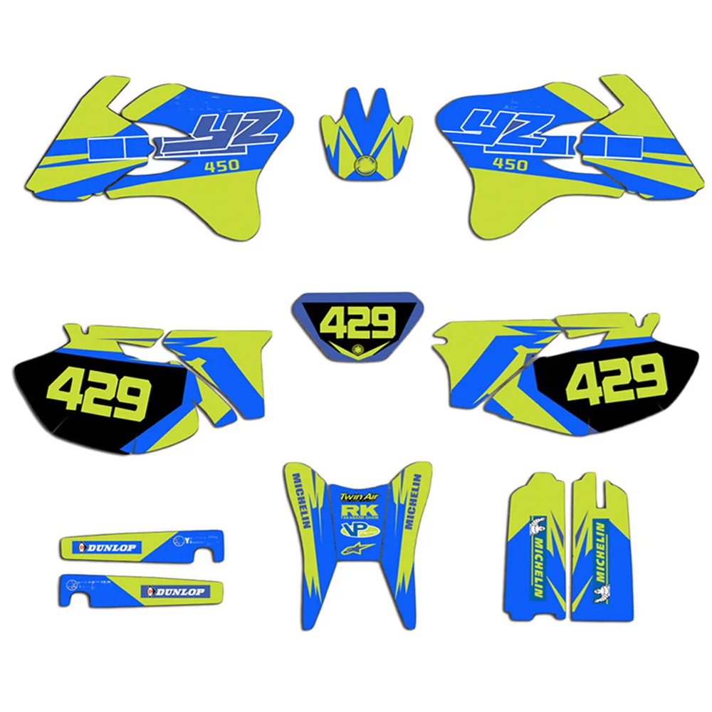 4 Styles 3M Motorcycle Decal Stickers Graphics Kit For YAMAHA WR250F WR450F WR 250F 450F 2005 2006
4 Styles 3M Motorcycle Decal Stickers Graphics Kit For YAMAHA WR250F WR450F WR 250F 450F 2005 2006