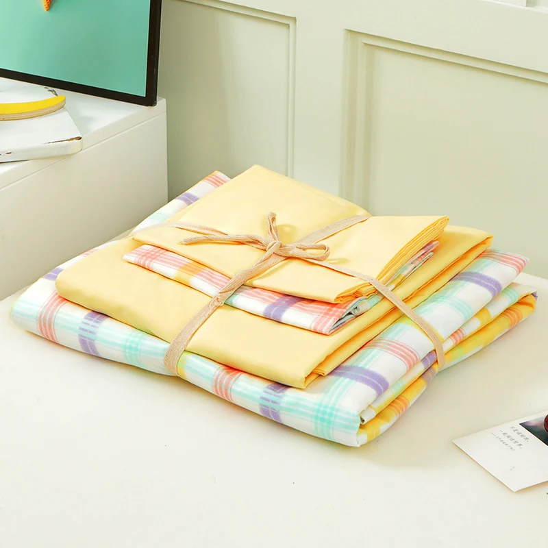 Plaid Bedding Sets Cute Quilt Cover Pillowcase Bed Flat Sheets Modern Duvet Cover Sets Twin Full Single King Adult Bedclothes
Plaid Bedding Sets Cute Quilt Cover Pillowcase Bed Flat Sheets Modern Duvet Cover Sets Twin Full Single King Adult Bedclothes