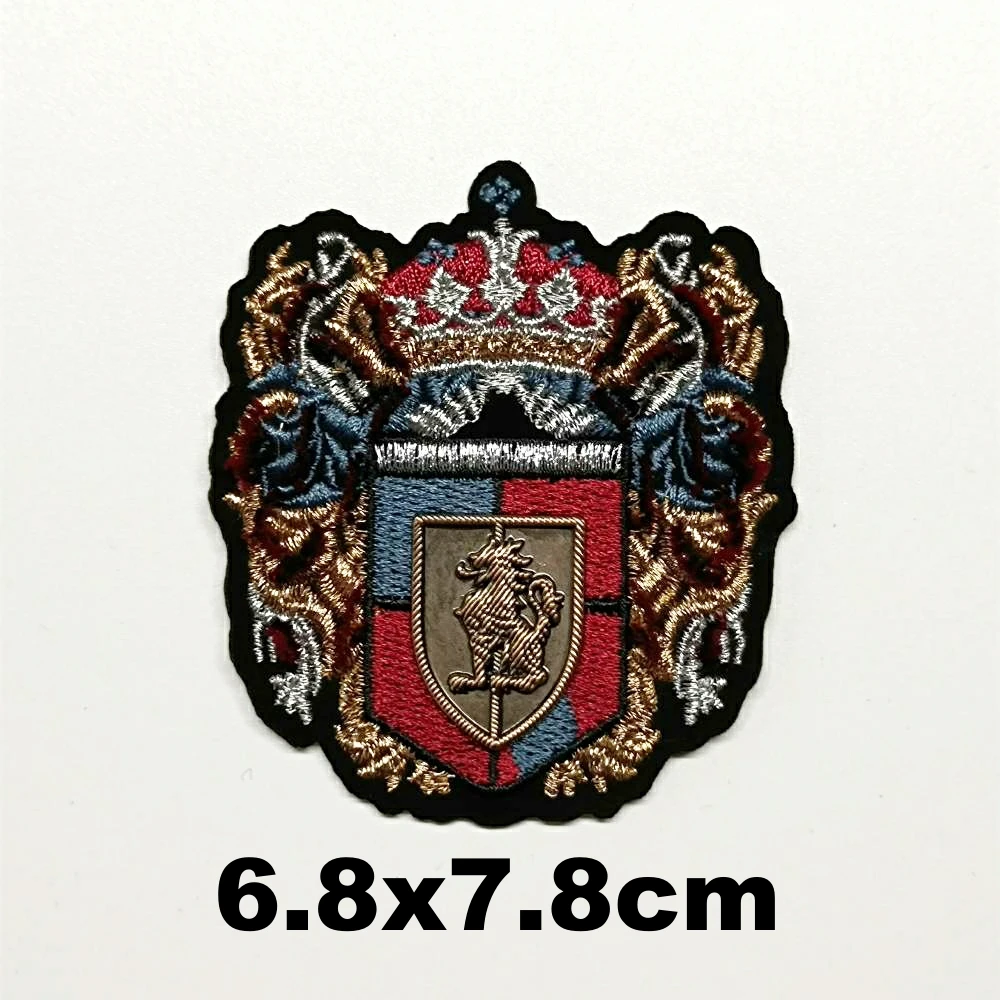 DIY embroidery metal crown lion leaf dinosaur embroideried patches for clothing QR-3204
DIY embroidery metal crown lion leaf dinosaur embroideried patches for clothing QR-3204