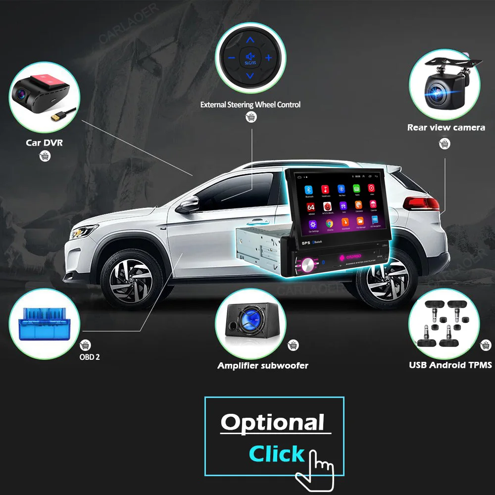 Android 9.0 1din Quad-Core Car GPS Navigation Player 7'' Universa Car Radio WiFi Bluetooth MP5 1 DIN Multimedia Player NO DVD
Android 9.0 1din Quad-Core Car GPS Navigation Player 7'' Universa Car Radio WiFi Bluetooth MP5 1 DIN Multimedia Player NO DVD