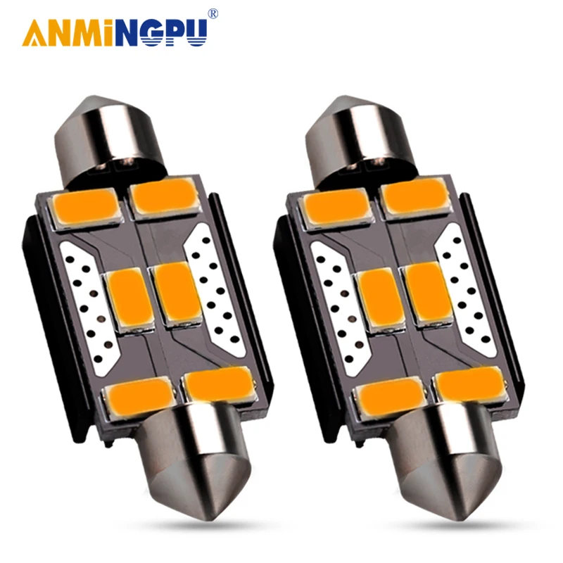 ANMINGPU 2X Signal Lamp C5W Festoon Led Light 31mm 5630SMD C10W Led Bulb 41mm 36mm 39mm Interior Reading Lamps Dome Light White
ANMINGPU 2X Signal Lamp C5W Festoon Led Light 31mm 5630SMD C10W Led Bulb 41mm 36mm 39mm Interior Reading Lamps Dome Light White