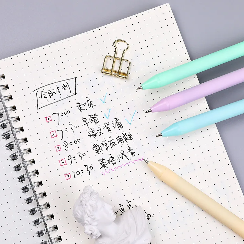 Sample Candy Color Press Gel Pen Cute Macaron 0.5mm black ink Signature Pen School Office writing Supplies Promotional Gift
Sample Candy Color Press Gel Pen Cute Macaron 0.5mm black ink Signature Pen School Office writing Supplies Promotional Gift