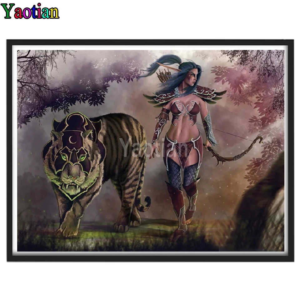 Diamond Painting Cross StitchBeauty Hunter and Tiger Diamond Embroidery Animals 5D DIY Mosaic Full Drill Decoration Home
Diamond Painting Cross StitchBeauty Hunter and Tiger Diamond Embroidery Animals 5D DIY Mosaic Full Drill Decoration Home