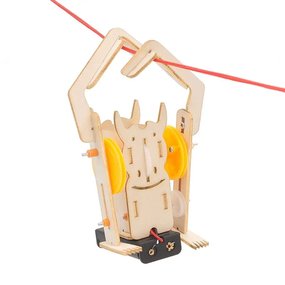DIY Electric Rope Climbing Robot Scientific Experiment Toy Wooden Assembly Children'S Educational Science And Education Toy Gift
DIY Electric Rope Climbing Robot Scientific Experiment Toy Wooden Assembly Children'S Educational Science And Education Toy Gift