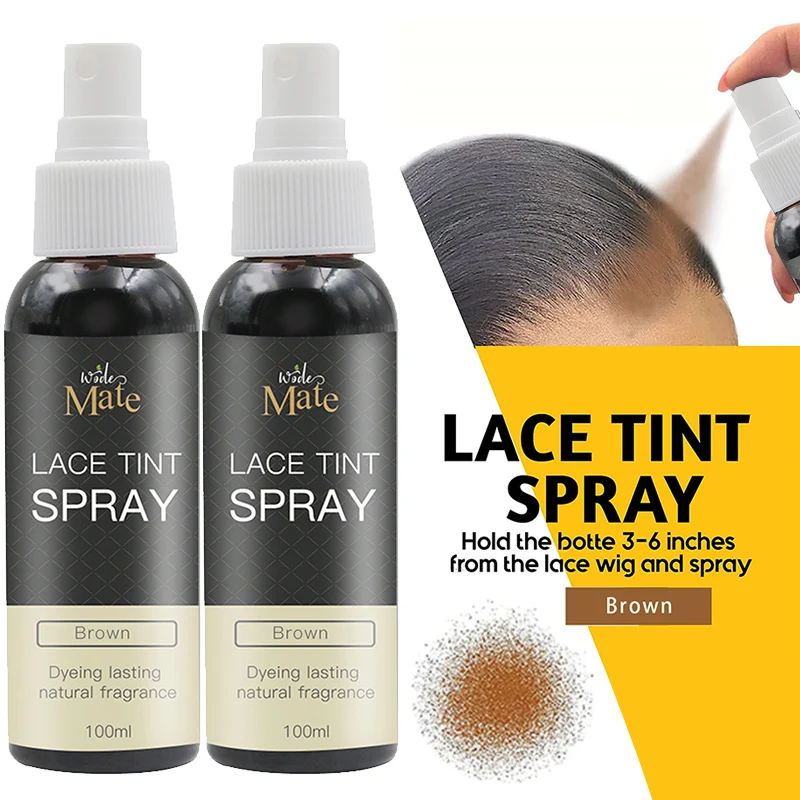 Private Label Lace Tint Spray for Wigs Dark Brown Middle Brown Light Brown Lace Dyeing Spray Tinted Lace Aerosol Spray
Private Label Lace Tint Spray for Wigs Dark Brown Middle Brown Light Brown Lace Dyeing Spray Tinted Lace Aerosol Spray