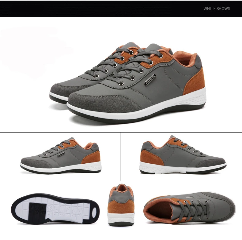 PU Leather Casual Sneakers For Men Black White Running Shoes Outdoor Walking Sports Shoes Male Fashion Four Season Casual Shoes
PU Leather Casual Sneakers For Men Black White Running Shoes Outdoor Walking Sports Shoes Male Fashion Four Season Casual Shoes
