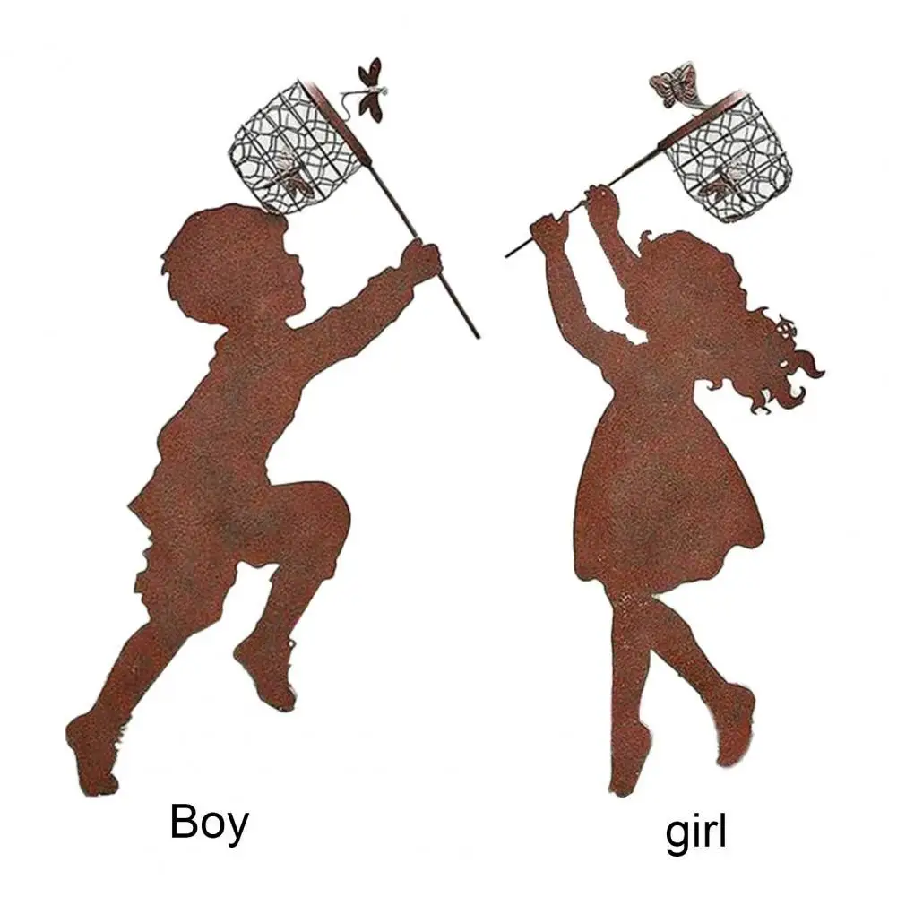 Hot Sale 50% Silhouette Decor Exquisite Visual Effect Iron Boy Shape Vivid Silhouette Sign for Garden Decoration
Hot Sale 50% Silhouette Decor Exquisite Visual Effect Iron Boy Shape Vivid Silhouette Sign for Garden Decoration