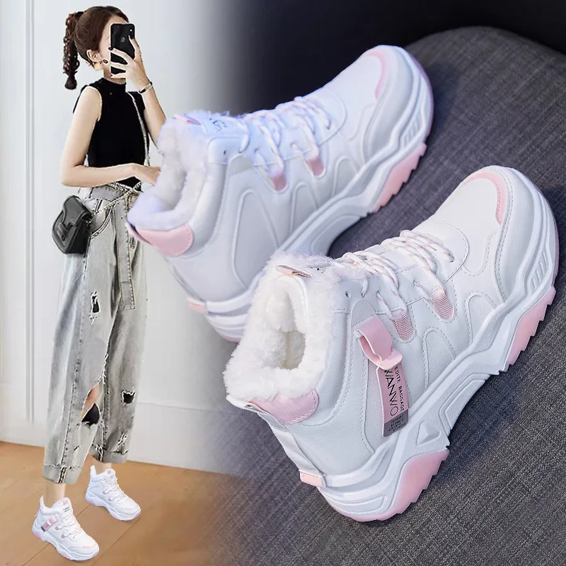 2020 Winter Women boots Fashion High top Warm Cotton Shoes Thickening Sports Shoes Korean All match Woman Shoes Zapatos De Mujer
2020 Winter Women boots Fashion High top Warm Cotton Shoes Thickening Sports Shoes Korean All match Woman Shoes Zapatos De Mujer