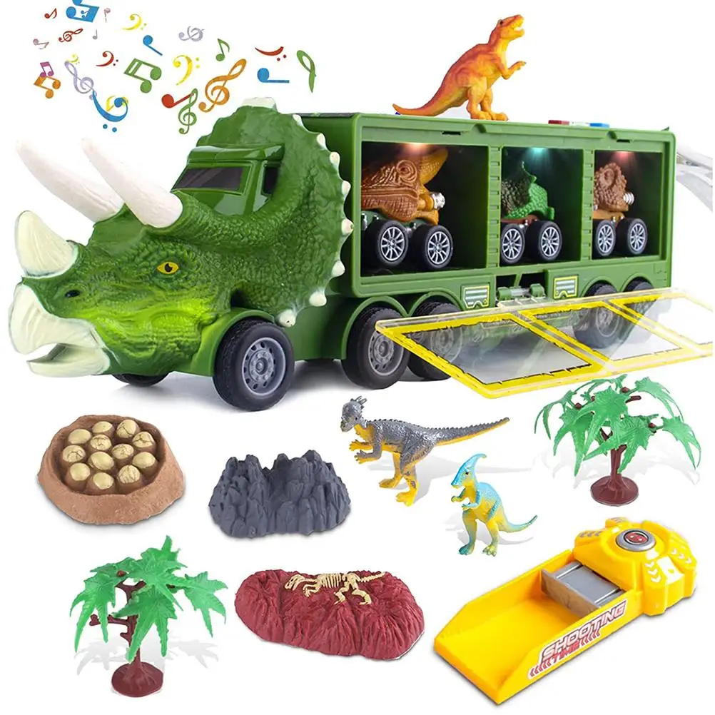 1 Set Dinosaurs Truck Toys Set Dinosaur Model Storage Cars With Lights Music Transport Carrier Toys For Boy And Girl
1 Set Dinosaurs Truck Toys Set Dinosaur Model Storage Cars With Lights Music Transport Carrier Toys For Boy And Girl