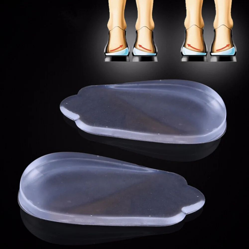 

1pair Silicon Gel heel Cushion Insoles Soles Relieve Foot Pain Protectors Spur Support Shoe Pad High Heel Inserts Massager Foot