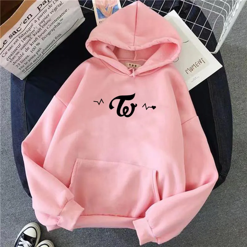 Pink Tops Hoodie Women Print Heartbeat Korean Oversized Long Sleeve Kpop Twice Sweatshirts Hoodies Pullover Streetwear Hoody
Pink Tops Hoodie Women Print Heartbeat Korean Oversized Long Sleeve Kpop Twice Sweatshirts Hoodies Pullover Streetwear Hoody