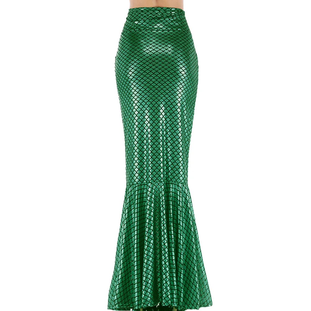 Elegant Shiny Trumpet Skirt Women Bodycon Mermaid Maxi Skirt Cosplay Party Princess Halloween Costume Mermaid Fancy Dress
Elegant Shiny Trumpet Skirt Women Bodycon Mermaid Maxi Skirt Cosplay Party Princess Halloween Costume Mermaid Fancy Dress