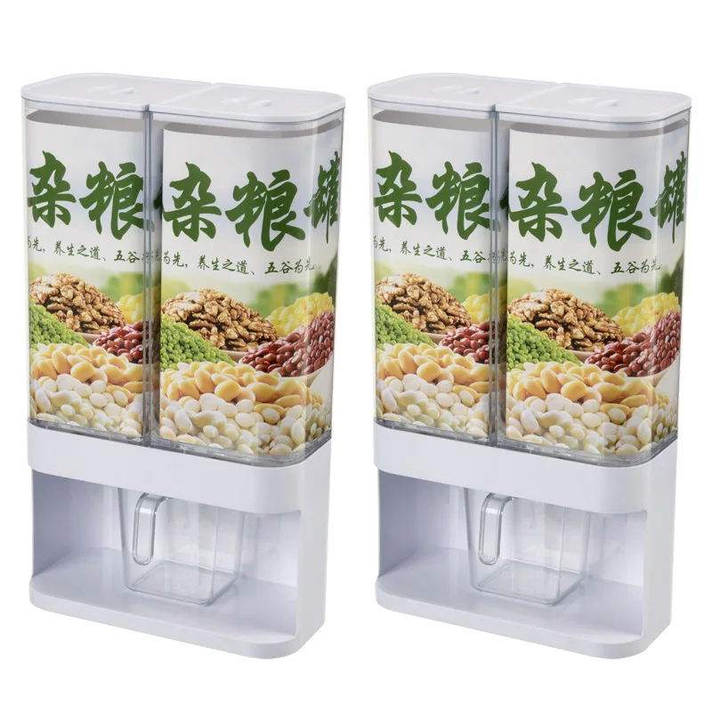 3/4L Large Plastic Push-Type Multi Grains Storage Box Kitchen Wall-Mounted Rice Beans Storage Tank
3/4L Large Plastic Push-Type Multi Grains Storage Box Kitchen Wall-Mounted Rice Beans Storage Tank