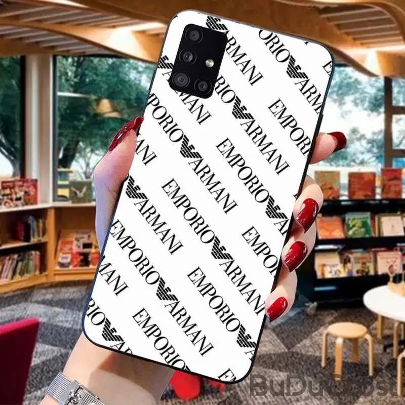 Italian luxury A-Amanibrand EA7 Phone Case for Samsung A91 01 10S 11 20 21 31 40 50 70 71 80 A2 CORE A10
Italian luxury A-Amanibrand EA7 Phone Case for Samsung A91 01 10S 11 20 21 31 40 50 70 71 80 A2 CORE A10