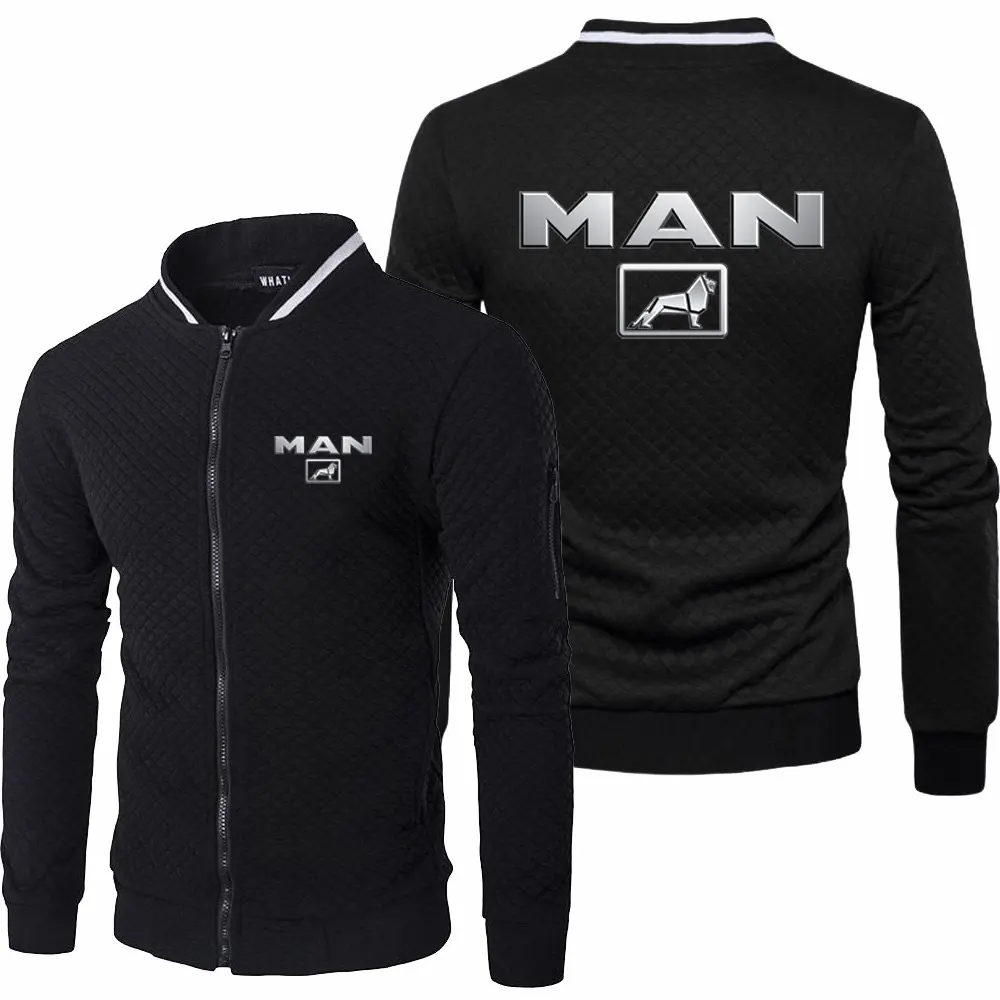 Куртка мужская демисезонная с логотипом грузовика длинным рукавом | Мужская