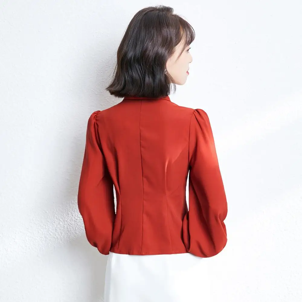 Chiffon Long Sleeve Shirt 2021 Women's Spring New Women's Lantern Sleeve Red Shirt Women's Short Section Was Thin
Chiffon Long Sleeve Shirt 2021 Women's Spring New Women's Lantern Sleeve Red Shirt Women's Short Section Was Thin