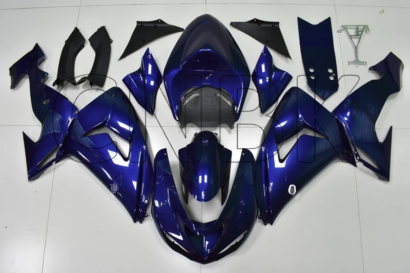 Для ZX-10r 2007 мотоцикл обтекатель Ninja ZX 10r 2006 темно-синий корпус наборы ZX10r - Abs |