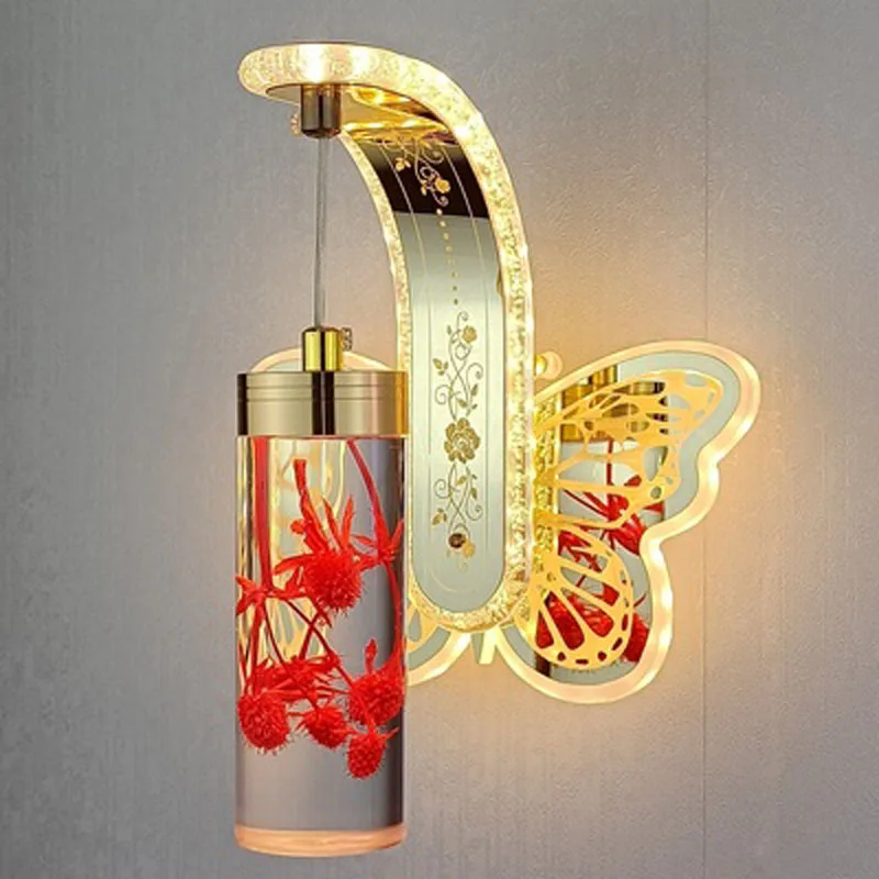 New led Bedside Wall Lamp Bedroom 3 Color Dimming Study Led Wall Light Luxury Flower Crystal Amber Mirror Light
New led Bedside Wall Lamp Bedroom 3 Color Dimming Study Led Wall Light Luxury Flower Crystal Amber Mirror Light