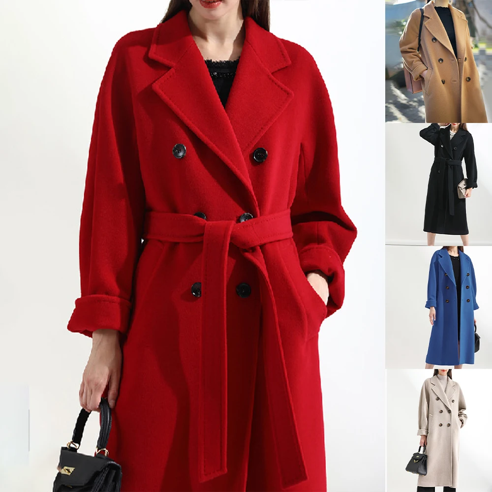 2021 Autumn Winter Women Woolen Jacket New Style Fashion Woolen Coat Loose Long 2021 Jacket Female Double Breasted Tops
2021 Autumn Winter Women Woolen Jacket New Style Fashion Woolen Coat Loose Long 2021 Jacket Female Double Breasted Tops