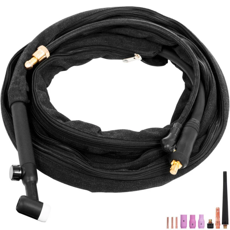 TIG Welding Torch Ceramic Nozzle Collet Body Gas Valve Head 3.6 Meters Equipment
TIG Welding Torch Ceramic Nozzle Collet Body Gas Valve Head 3.6 Meters Equipment