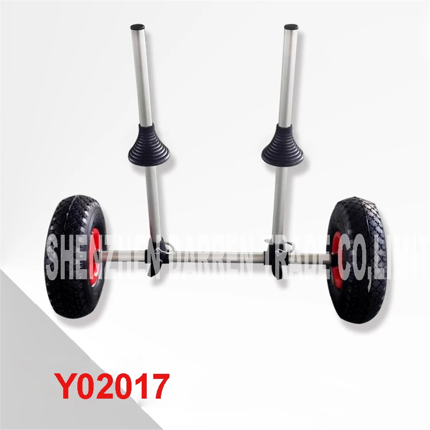 Y02017 Складная сидячая байдарка каноэ надувные колеса тележка для покупок каяк