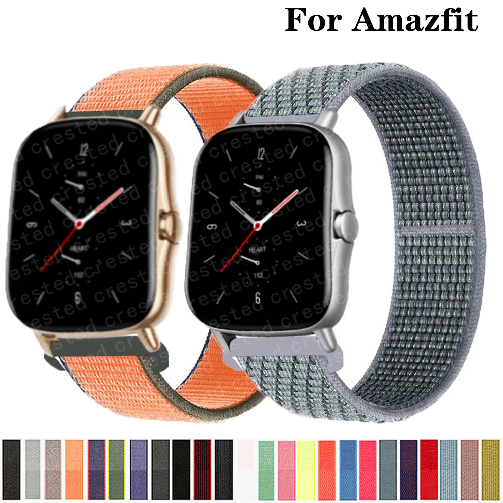 20mm/22mm Nylon band For Amazfit GTS/2/2e/GTS2 Mini/GTR 42mm/47mm/GTR2/e/stratos 2/3 Correa Loop belt Bracelet Amazfit bip strap
20mm/22mm Nylon band For Amazfit GTS/2/2e/GTS2 Mini/GTR 42mm/47mm/GTR2/e/stratos 2/3 Correa Loop belt Bracelet Amazfit bip strap