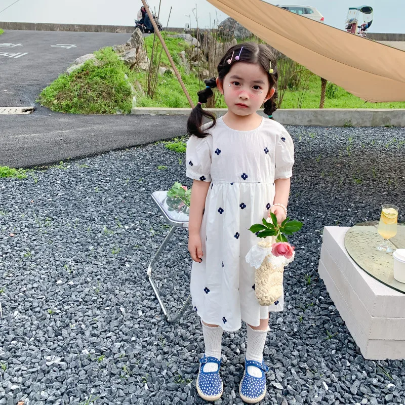 MILANCEL 2021 Summer Girls Dress Korean Cotton Outfit Floral Short Sleeve Casual Kids Clothing
MILANCEL 2021 Summer Girls Dress Korean Cotton Outfit Floral Short Sleeve Casual Kids Clothing