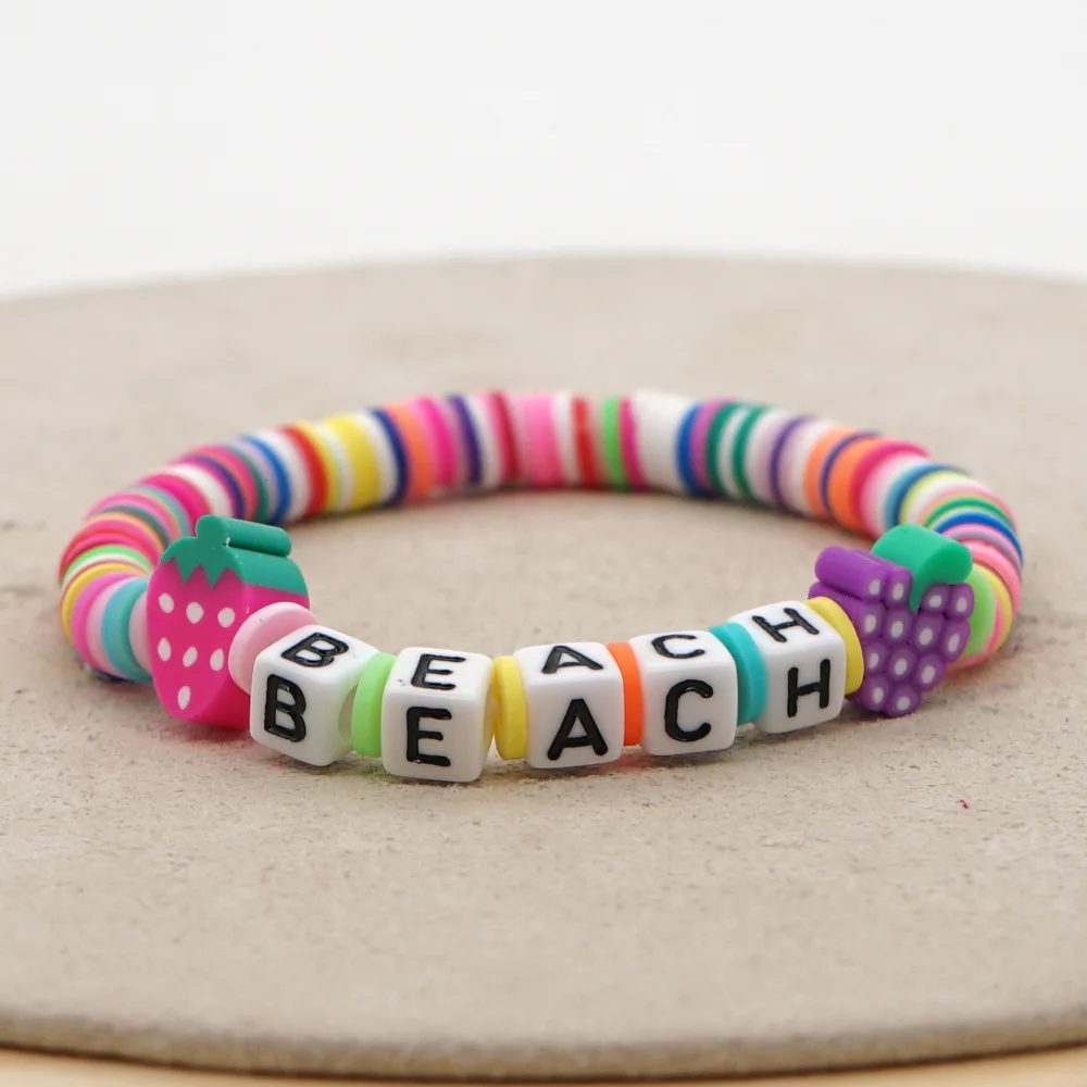 Fashion Ethnic Multicolor Soft Ceramic Bracelets For Women Men Handmade Letter Rope Bracelet Sets Bohemian Beach Couple Jewelry 
Fashion Ethnic Multicolor Soft Ceramic Bracelets For Women Men Handmade Letter Rope Bracelet Sets Bohemian Beach Couple Jewelry
