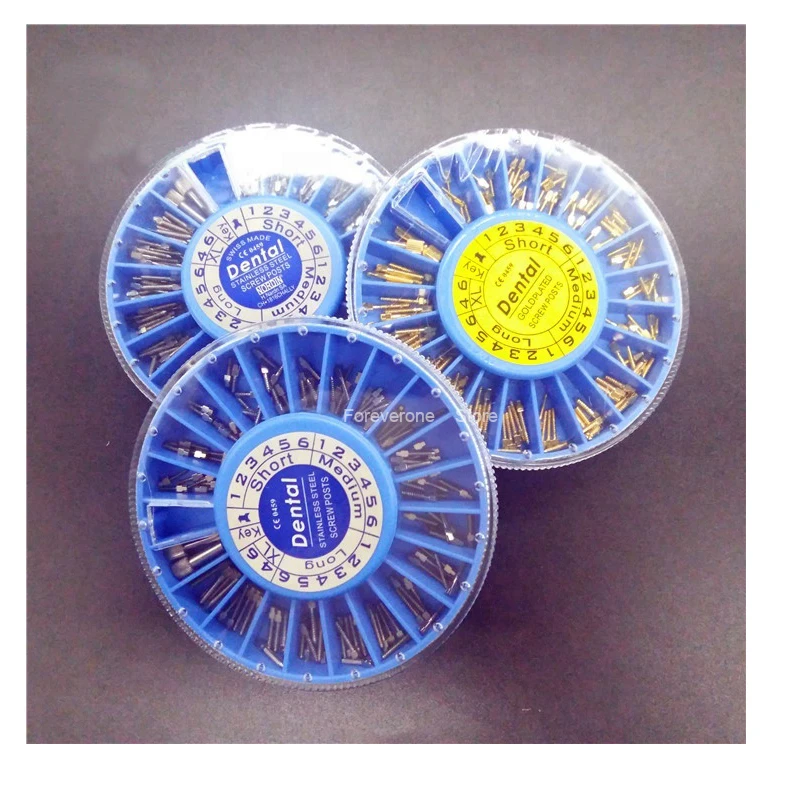 Quality one box 120 pcs dental screws post kit dentist use dental-screw Titanuim / Gold Stainless / Steel Material to choose
Quality one box 120 pcs dental screws post kit dentist use dental-screw Titanuim / Gold Stainless / Steel Material to choose