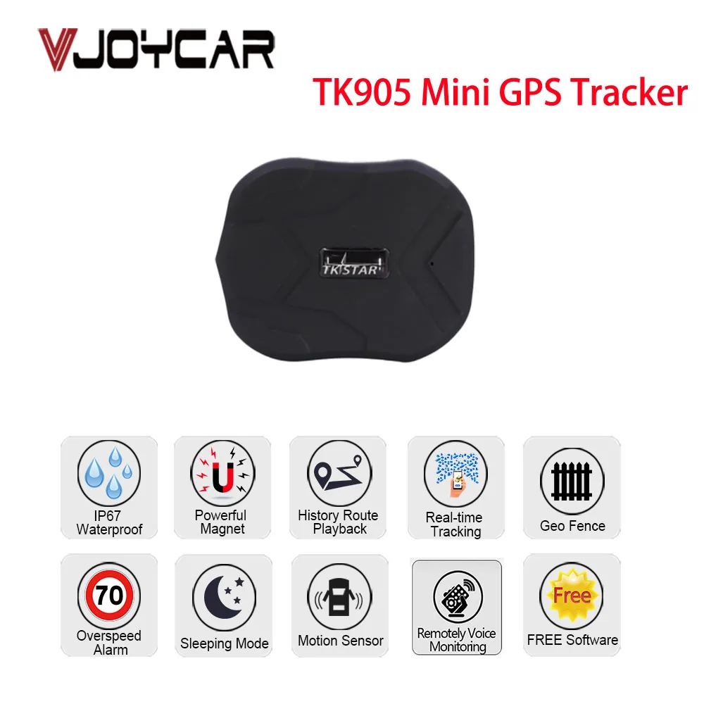 GPS-трекер Автомобильный TKSTAR Mini TK905, голосовой монитор 2G, кошелек для багажа, Портативный GPS-локатор, водонепроницаемый Магнит, бесплатное веб-...
GPS-трекер Автомобильный TKSTAR Mini TK905, голосовой монитор 2G, кошелек для багажа, Портативный GPS-локатор, водонепроницаемый Магнит, бесплатное веб-...