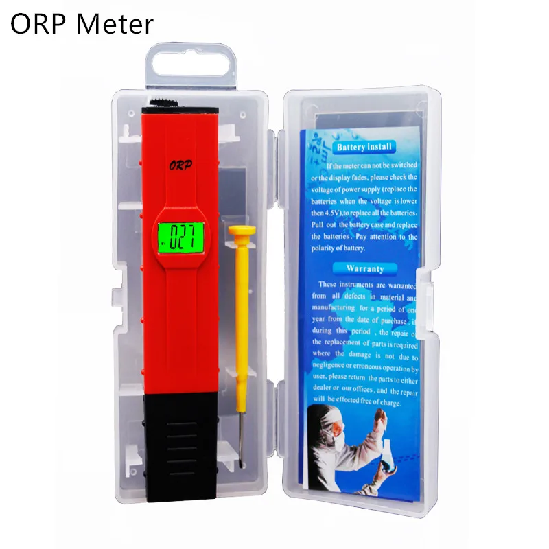 

20 шт./лот ORP метр DHL FEDEX Redox тестер Redox потенциальный Тестер монитор окисления прибор для измерения чистоты воды скидка 20%