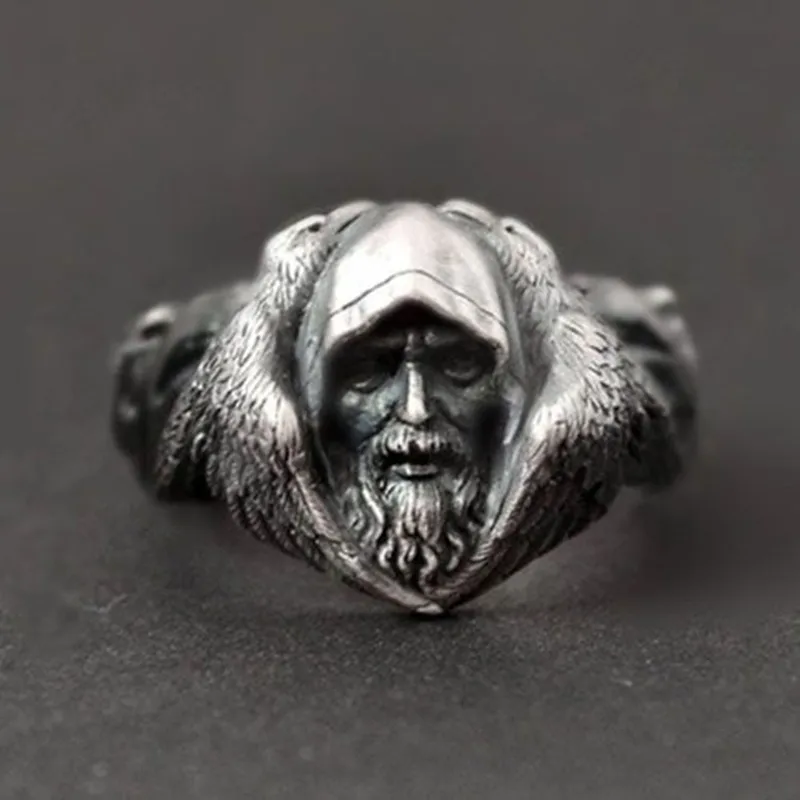 Secret Boy Men's Viking Wolf Carbide Alloy Punk Gothic Ring Nordic Odin Raven Vintage Ring Scandinavian Jewelry For Women Men
Secret Boy Men's Viking Wolf Carbide Alloy Punk Gothic Ring Nordic Odin Raven Vintage Ring Scandinavian Jewelry For Women Men