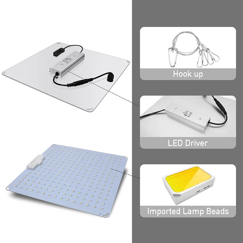 LM281B Phyto Lamp 600W LED Grow Light Full Spectrum Cultivation Lamp with UV IR Silent Quantum Board for Indoor Greenhouse Tent
LM281B Phyto Lamp 600W LED Grow Light Full Spectrum Cultivation Lamp with UV IR Silent Quantum Board for Indoor Greenhouse Tent