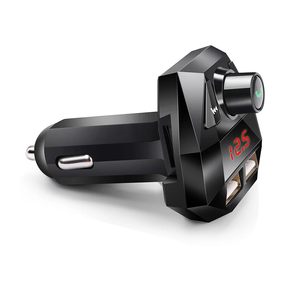 5V 3.1A QC2.0 Quick Car Charger Wireless Bluetooth Transmitter MP3 Player 2 IN 1 Broder Charger LCD Digital Display
5V 3.1A QC2.0 Quick Car Charger Wireless Bluetooth Transmitter MP3 Player 2 IN 1 Broder Charger LCD Digital Display