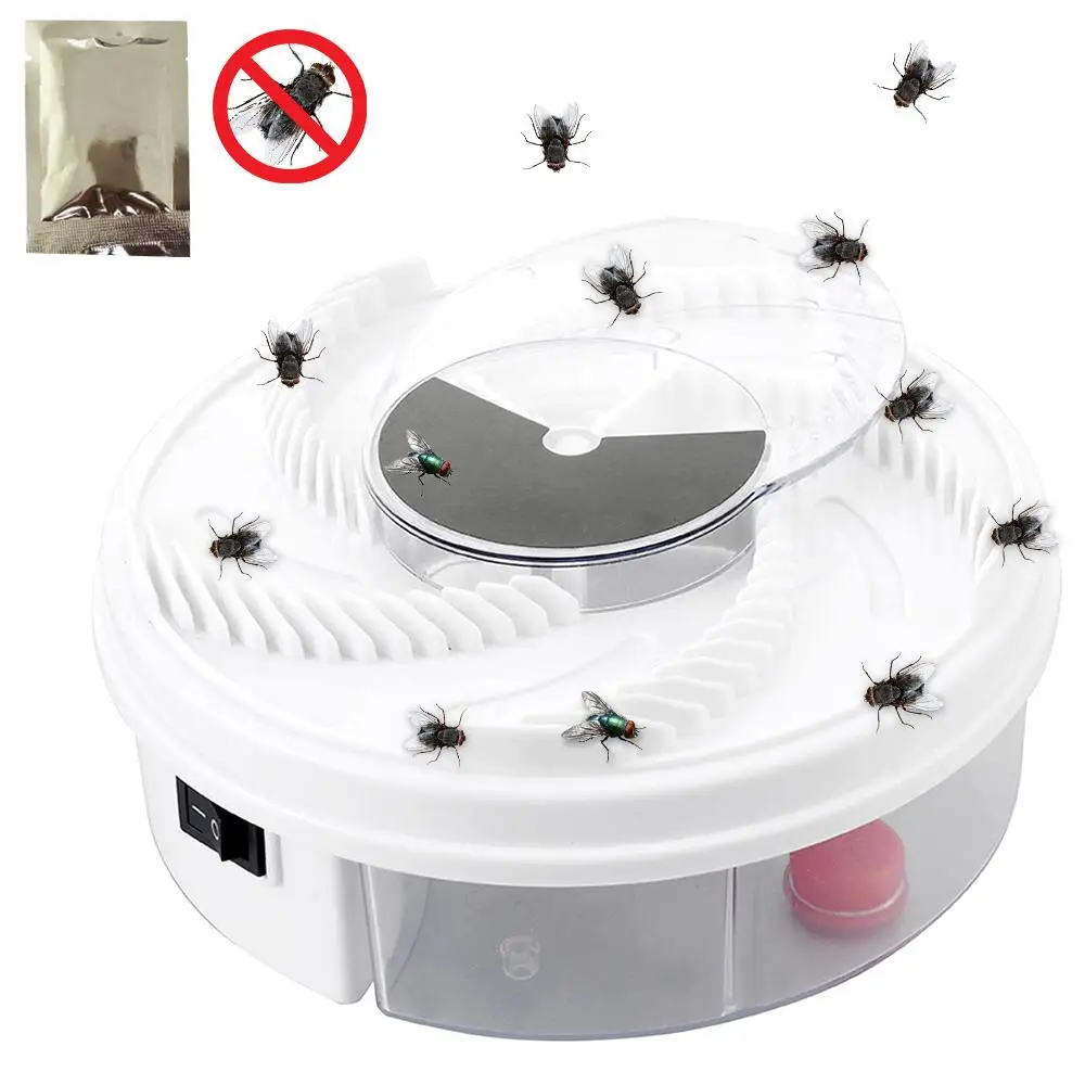 Insect Traps Fly Trap Electric USB Automatic Flycatcher Fly Trap Pest Reject Control repeller Catcher Mosquito Flying Fly Killer
Insect Traps Fly Trap Electric USB Automatic Flycatcher Fly Trap Pest Reject Control repeller Catcher Mosquito Flying Fly Killer