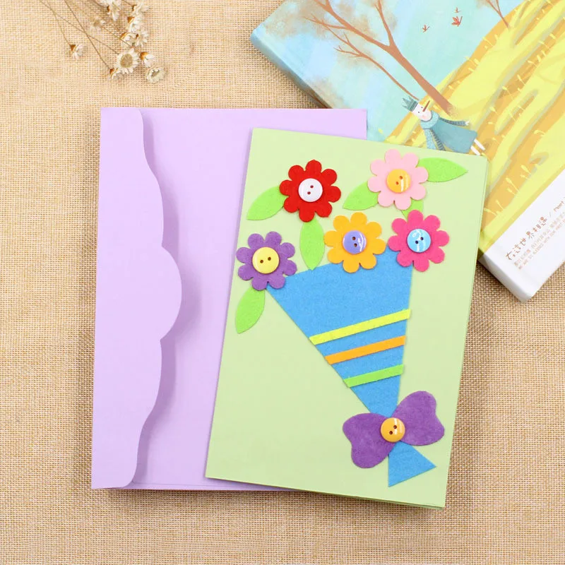 5 Pcs/Set Mother's Day DIY Manual Make Greeting Card Craft Toys Children 3D Manual Blessing Card Parent-child Toys Materials
5 Pcs/Set Mother's Day DIY Manual Make Greeting Card Craft Toys Children 3D Manual Blessing Card Parent-child Toys Materials