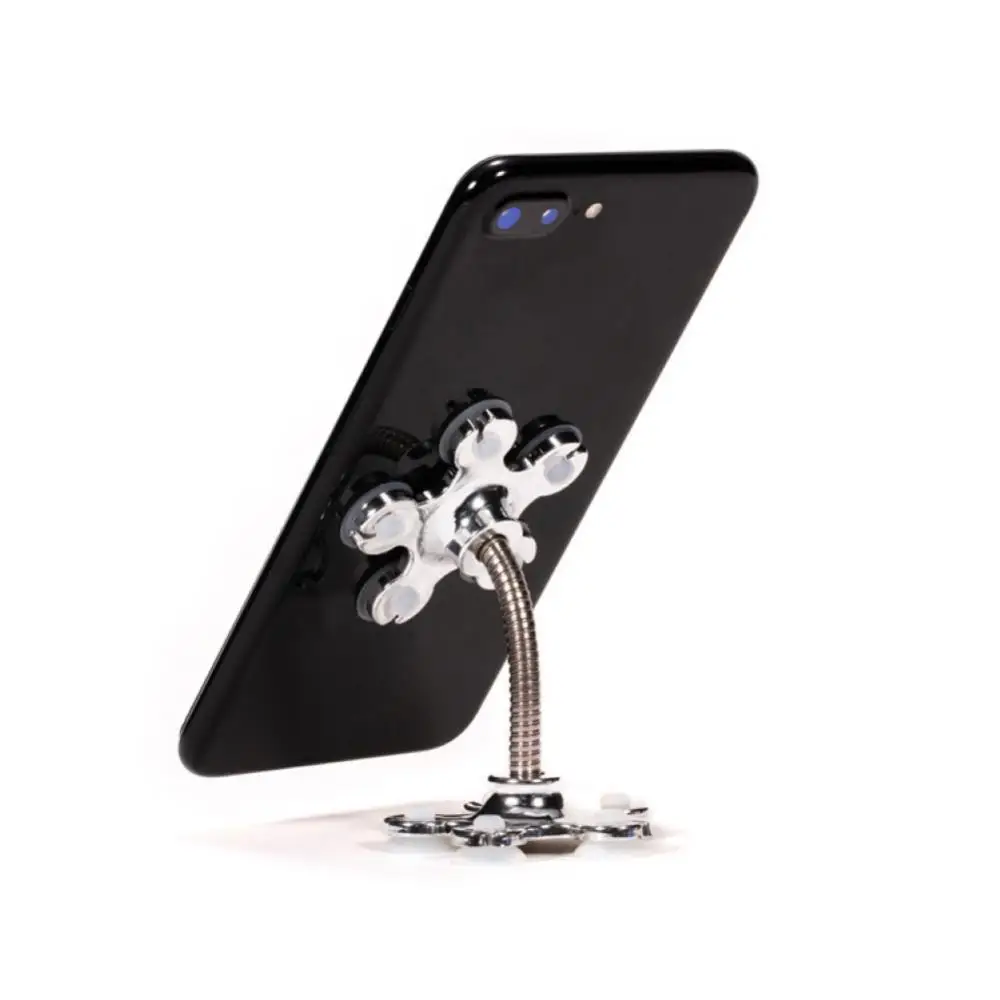New Five claws Sucker Stand for Cell Phone 360° Rotatable Metal Flower Magic Suction Cup Mobile Phone Holder Car Bracket Mount
New Five claws Sucker Stand for Cell Phone 360° Rotatable Metal Flower Magic Suction Cup Mobile Phone Holder Car Bracket Mount
