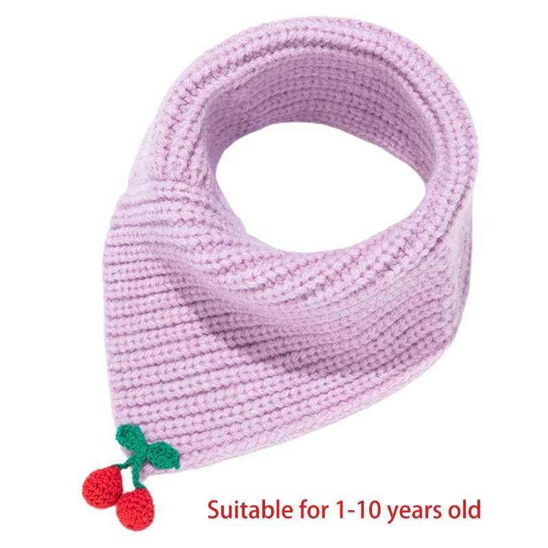 Kids Baby Winter Knitted Triangle Scarf Cartoon Cherry Neckerchief Wrap Warmer 649C
Kids Baby Winter Knitted Triangle Scarf Cartoon Cherry Neckerchief Wrap Warmer 649C